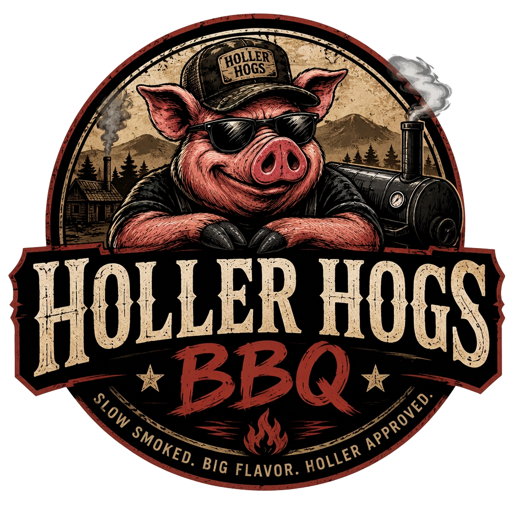 Holler Hogs BBQ logo